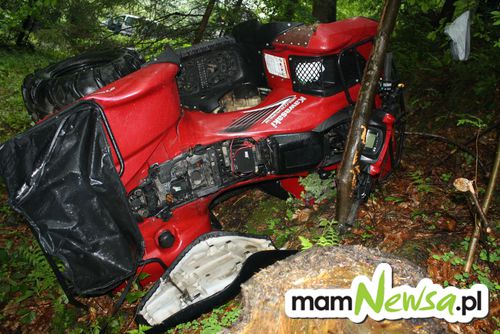 Kierowca quada zginął w wypadku [AKTUALIZACJA]