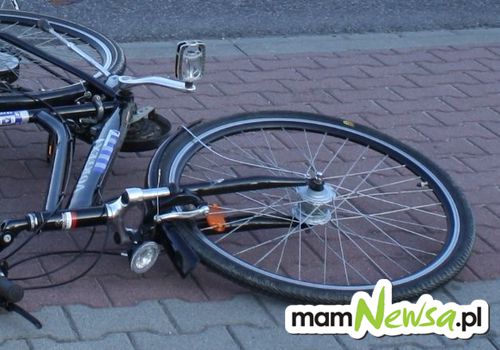 Wypadek z udziałem nastolatki na rowerze