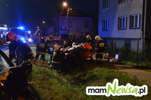 Poważny wypadek na drodze Andrychów - Wadowice [FOTO, VIDEO]