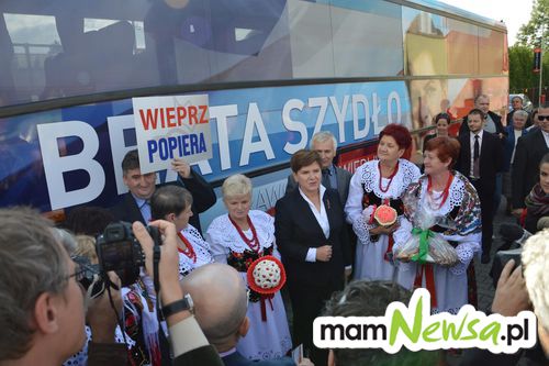 Kampania wyborcza. Beata Szydło w Wieprzu i Stanisławiu [FOTO]