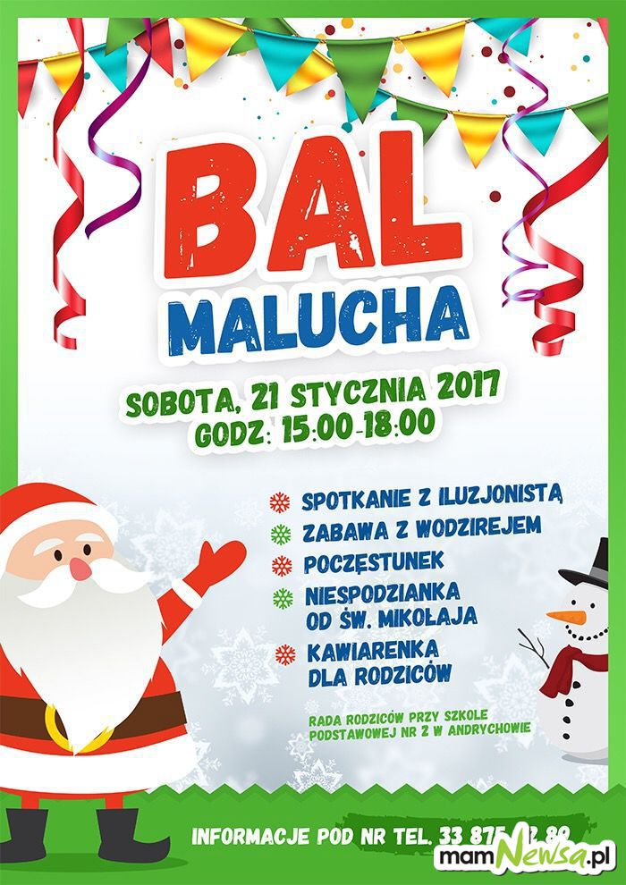 Już w sobotę Bal Malucha, który poprowadzi finalista X-Factor. Ostatnie bilety!