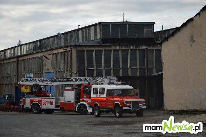 Pożar w jednej z hal produkcyjnych w Andrychowie