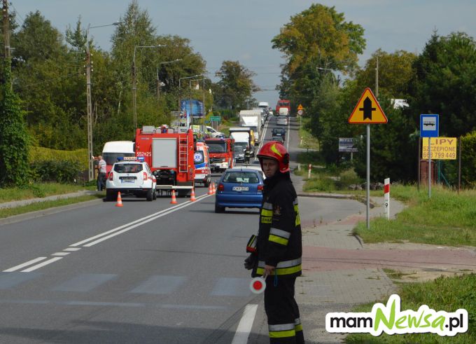 Wypadek na drodze Andrychów - Wadowice