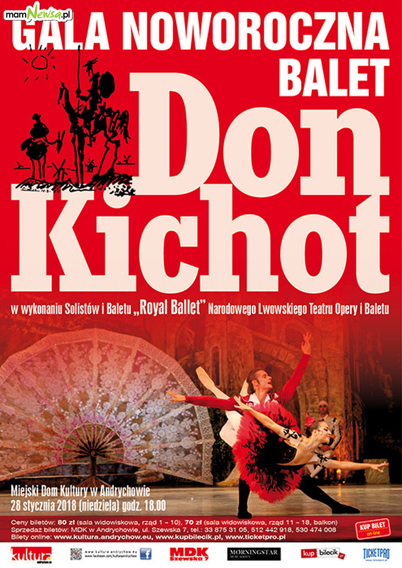 GALA NOWOROCZNA: Balet „Don Kichot”