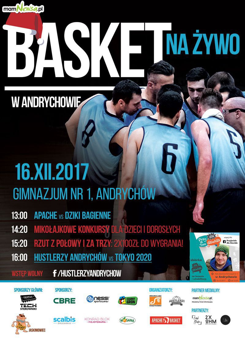 Basket Na Żywo w Andrychowie - Edycja Mikołajkowa [FOTO]