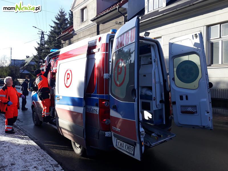 Niebezpieczny wypadek na jednej z andrychowskich ulic