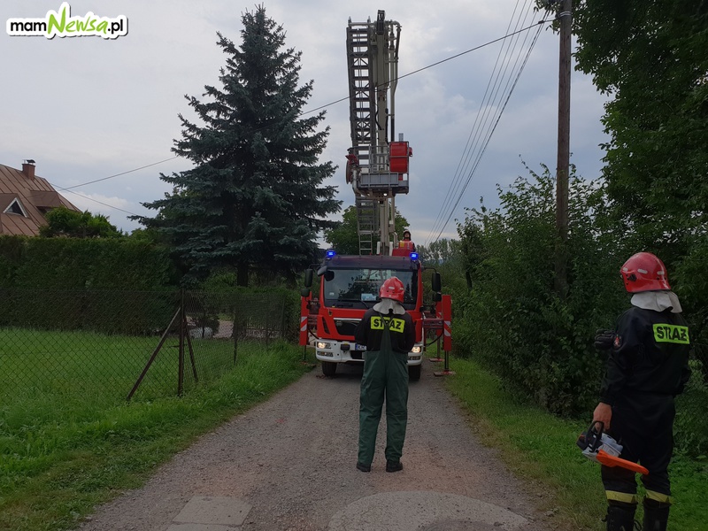 Strażacy na ratunek mieszkańcom ul. Dąbrowskiego
