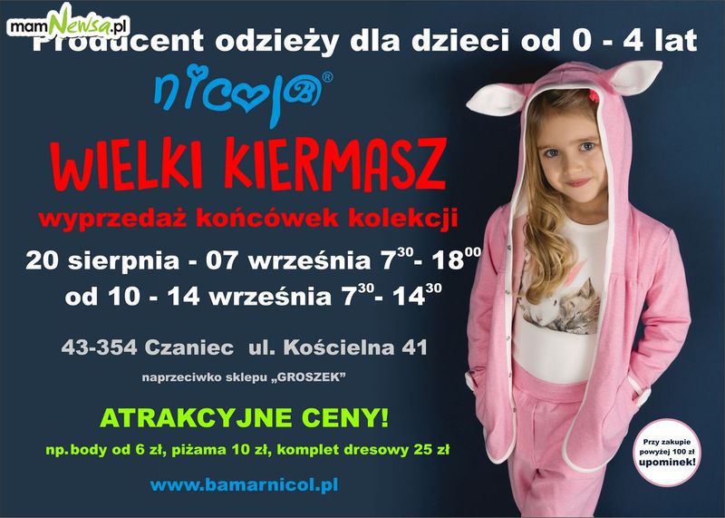 Super ceny ciuchów dla dzieci w Czańcu