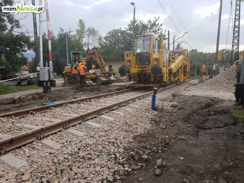 Kończą remont przejazdów w Andrychowie, od poniedziałku zamknięty przejazd w Kętach Podlesiu [FOTO]