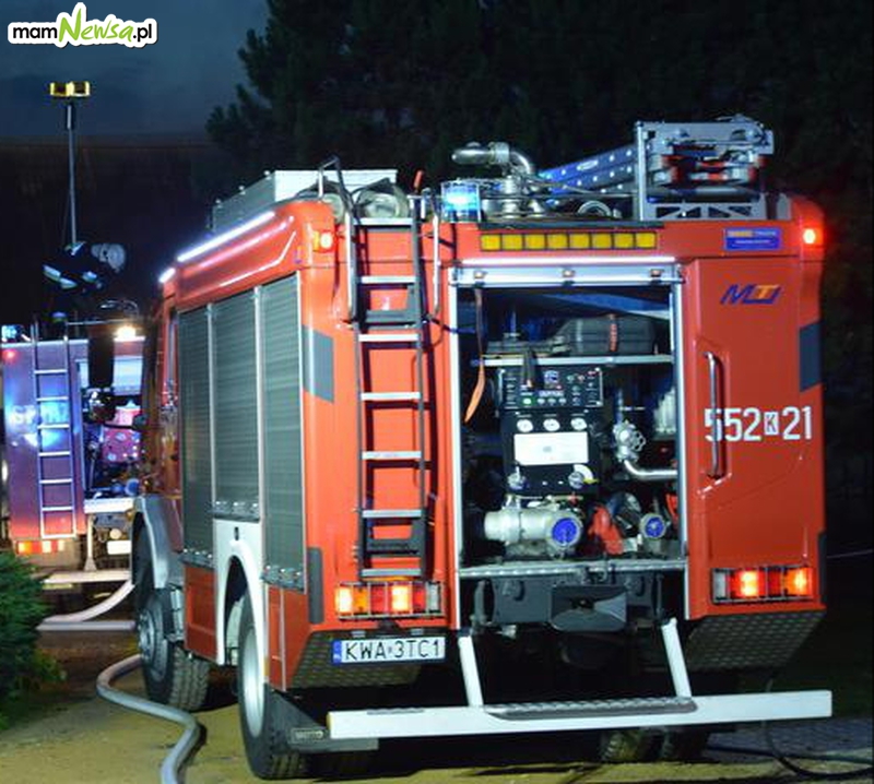 Strażacy zostali wezwani (jak się wydawało) do groźnego pożaru
