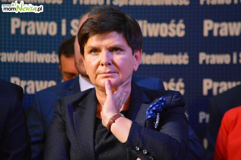 Na tydzień przed wyborami Beata Szydło znowu przyjeżdża wspierać lokalnych kandydatów PiS