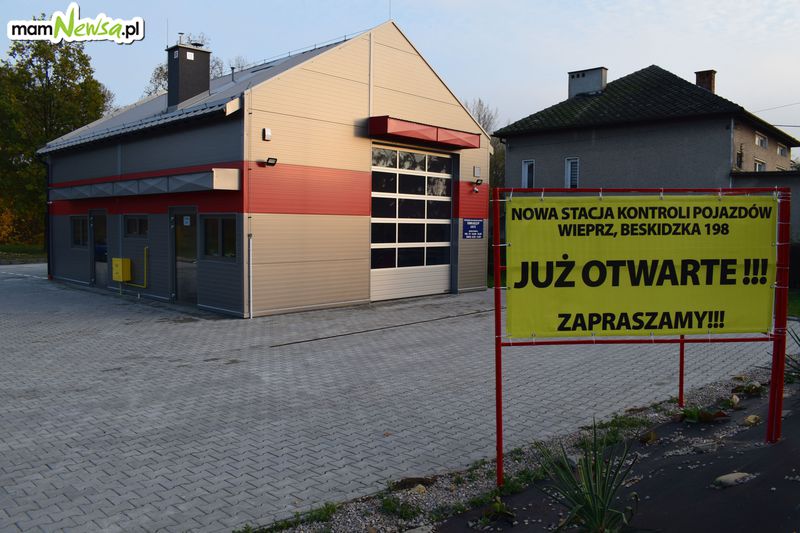 Nowa stacja kontroli pojazdów w Wieprzu