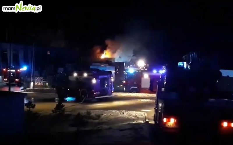 Pożar na terenie jednego z zakładów w Andrychowie [FOTO]