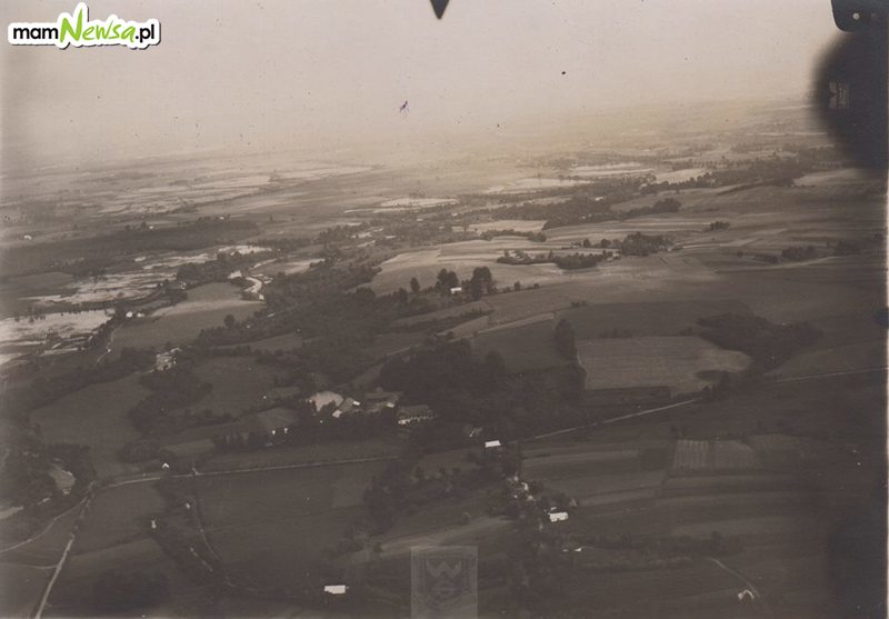 Unikalne zdjęcia lotnicze Andrychowa, Kęt i okolic  z 1926 roku. To trzeba zobaczyć
