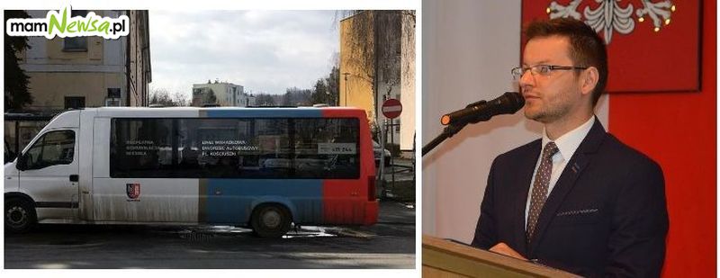 Po fali krytyki burmistrz na razie nie likwiduje darmowego busa