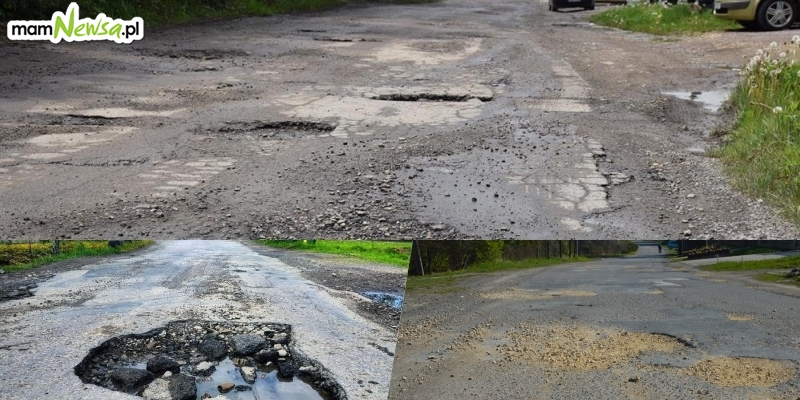 Ranking najgorszych dróg w gminie Andrychów [VIDEO]