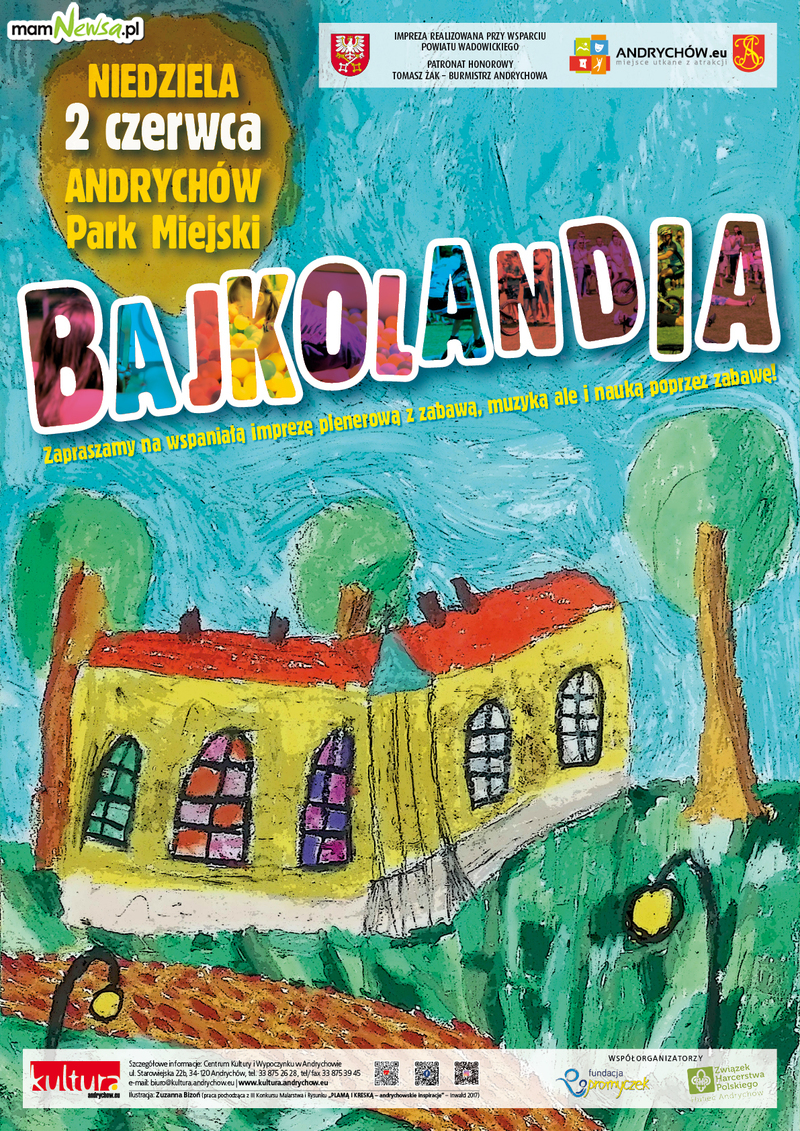 Bajkolandia 2019 w Andrychowie. Szczegóły wielkiej imprezy na Dzień Dziecka