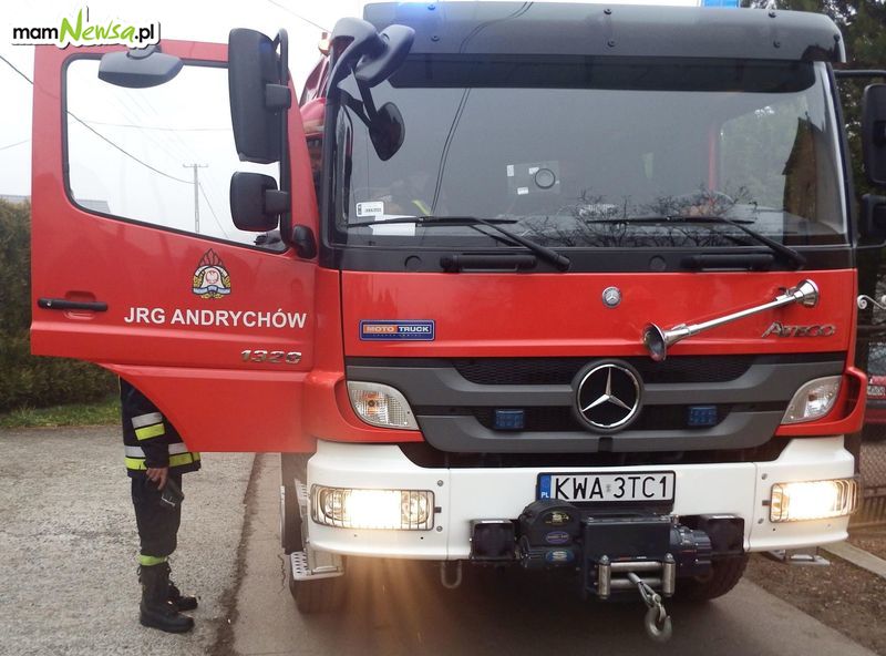 Alarm w gminie Andrychów, pożaru nie było