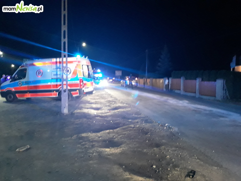 Zderzenie dwóch samochodów w Sułkowicach