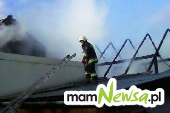 Strażacy uratowali nową stolarnię przed spaleniem