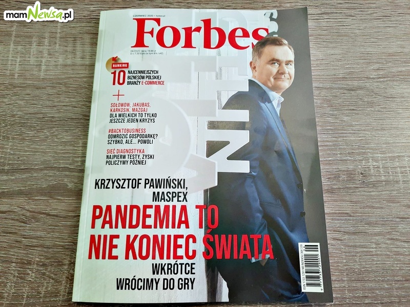 Prezes Maspeksu na okładce polskiego Forbesa