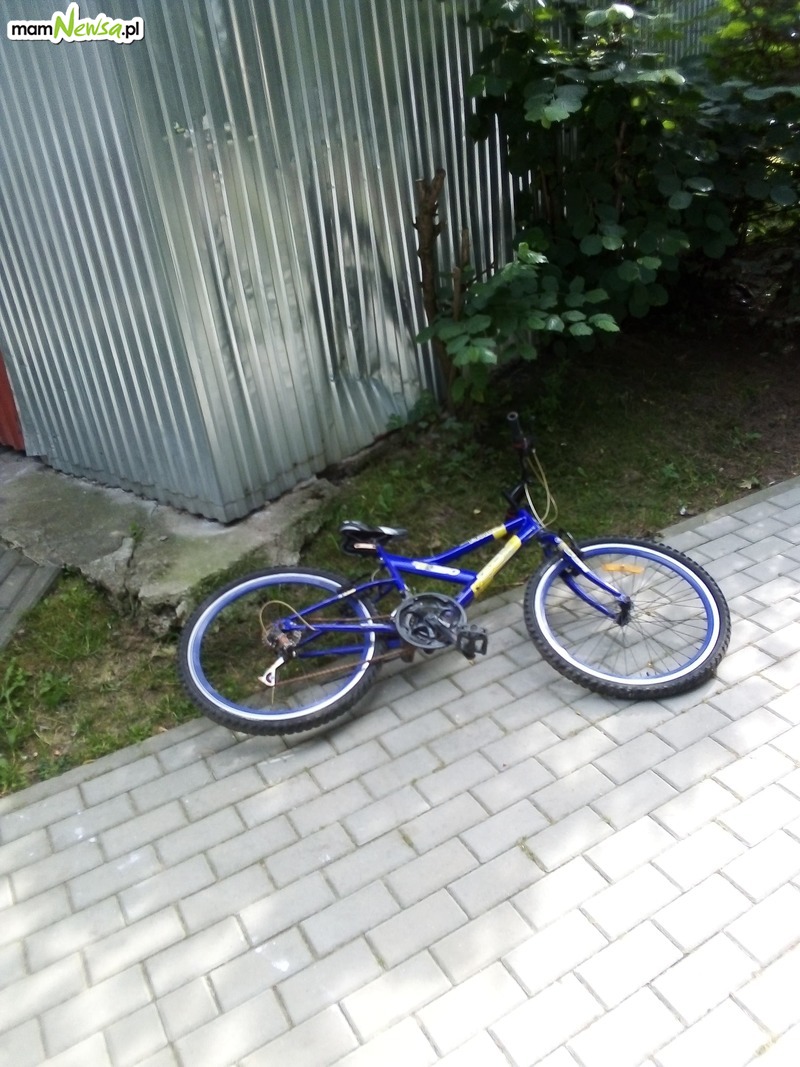 Porzucony rower w Andrychowie