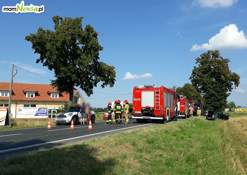 Wypadek na trasie Andrychów - Wadowice