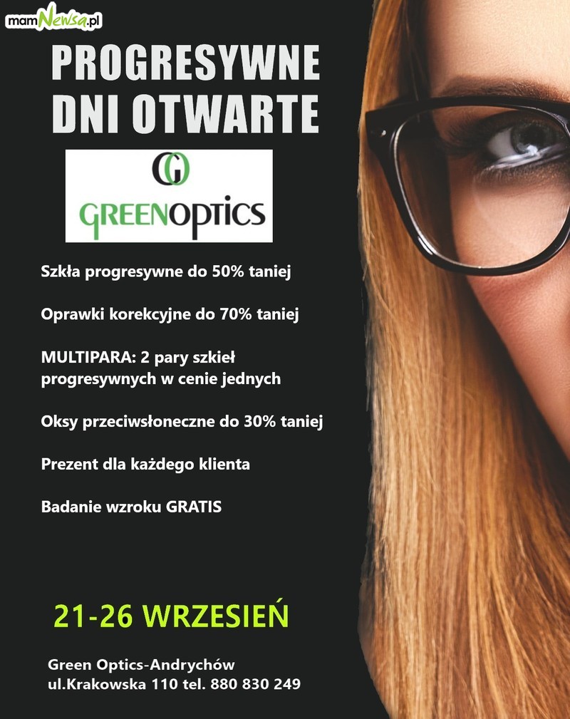 Dni Otwarte w Green Optics [21-26 września]