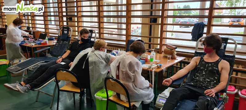 Ogromne zainteresowanie akcją krwiodawstwa w Andrychowie [FOTO]