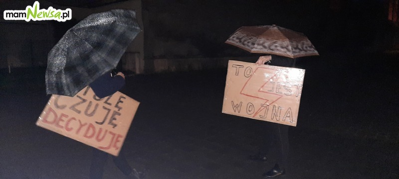 Trzecia w Andrychowie demonstracja w obronie praw kobiet