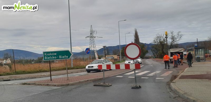 Zamknięta Biała Droga, utrudnienia w Andrychowie