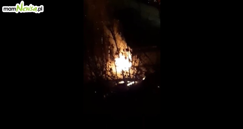 Kolejny pożar na osiedlu w Andrychowie. Podpalenia? [VIDEO]