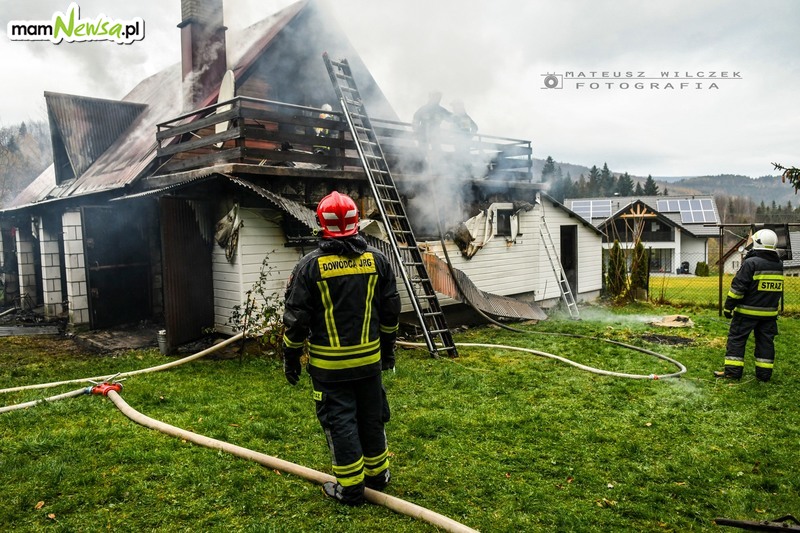 Po pożarze rodzina została bez dachu nad głową
