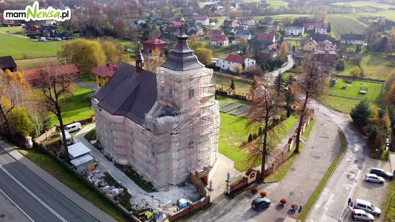 Do 2022 potrwa remont kościoła w Inwałdzie [VIDEO]