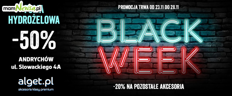 Wyjątkowe promocje Black Week w sklepie Alget!
