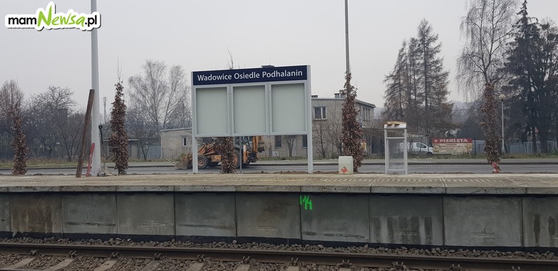 Nowy przystanek kolejowy - Wadowice Osiedle Podhalanin [FOTO]