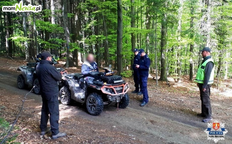 Kary dla kierowców quadów i motocyklów za wjazd do lasu bez zezwolenia