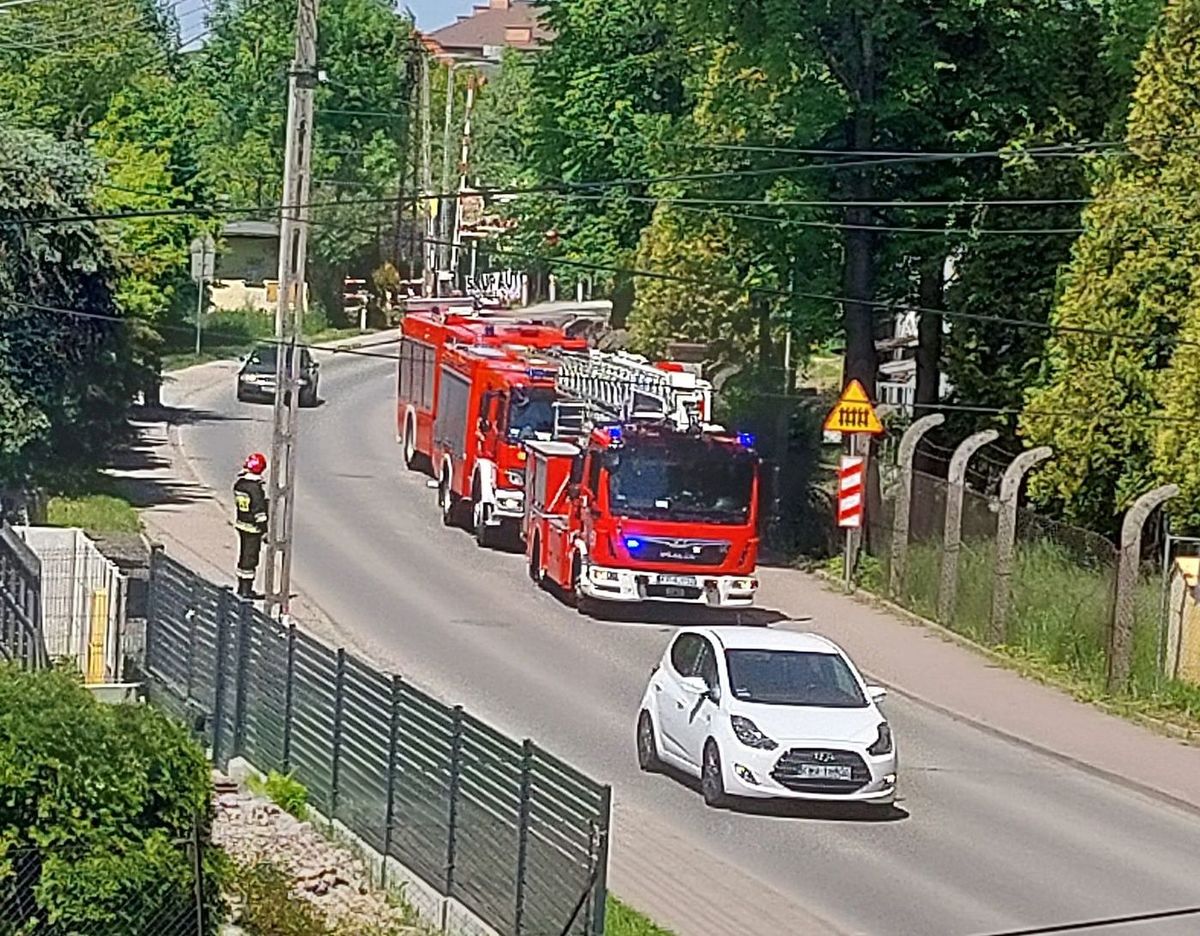 Strażacy interweniują w szpitalu w Andrychowie
