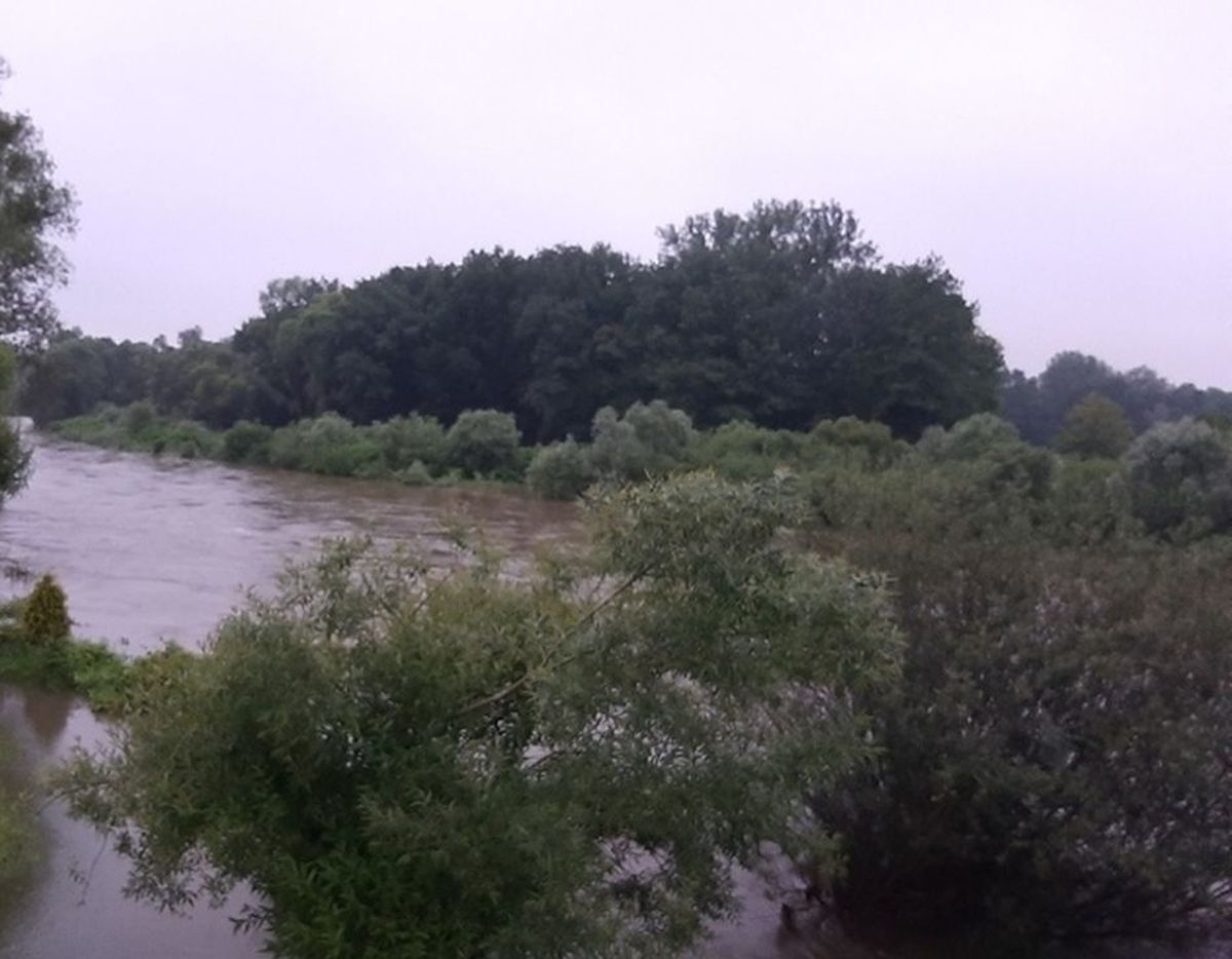 Alarm przeciwpowodziowy w gminie Kęty