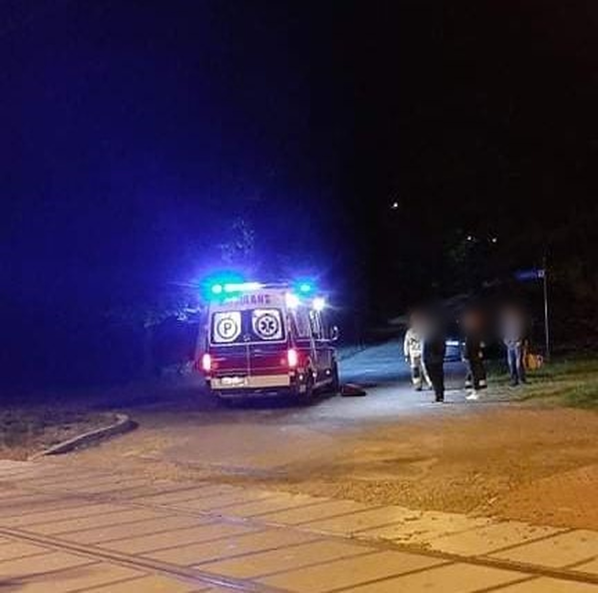 Pociąg potrącił mężczyznę w Andrychowie [FOTO]