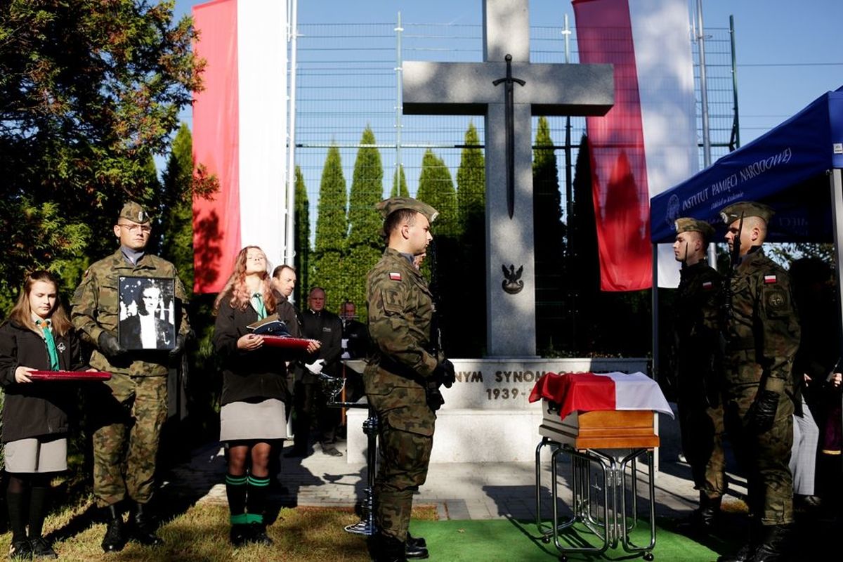 Pogrzeb żołnierza powojennego podziemia antykomunistycznego