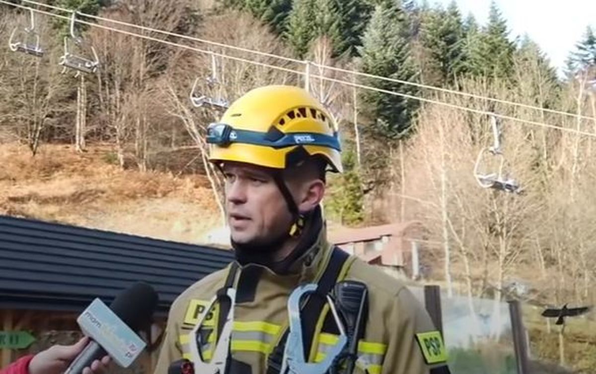 Dowódca strażaków z Andrychowa o nowym samochodzie, ćwiczeniach na wyciągu i pożarach