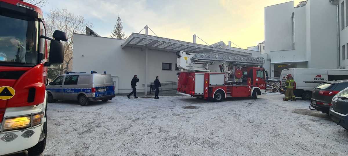 Kolejna interwencja strażaków w szpitalu w Andrychowie