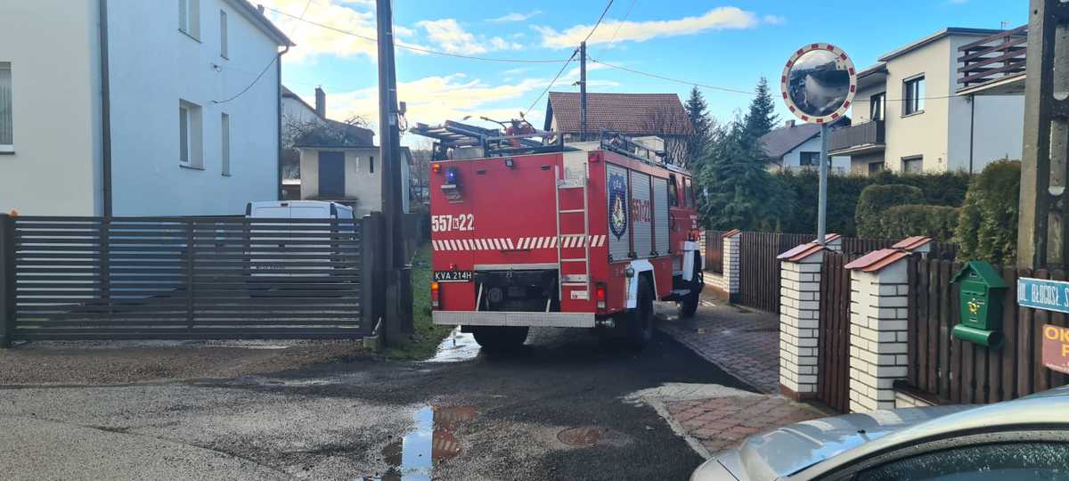 Akcja strażaków w Sułkowicach