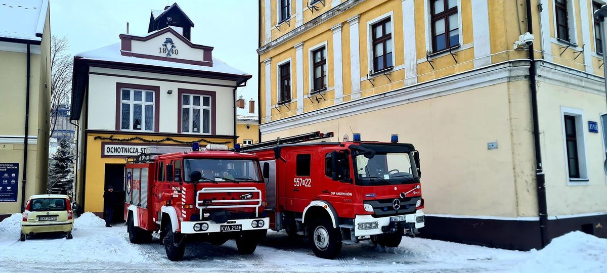 Strażacy ochotnicy z Andrychowa testują nowe auto