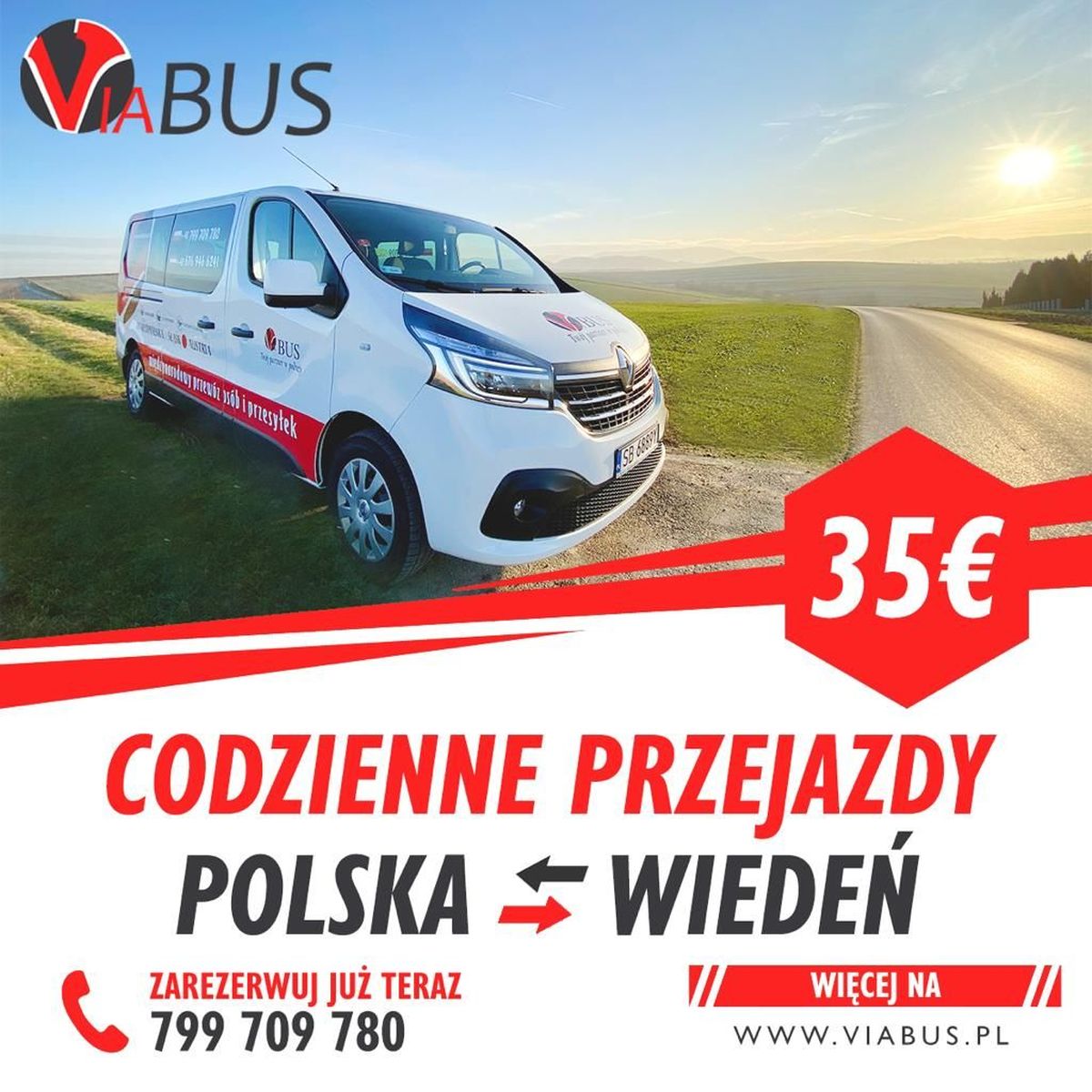 Viabus Andrychów - licencjonowany przewóz osób i towarów w kraju i zagranicą