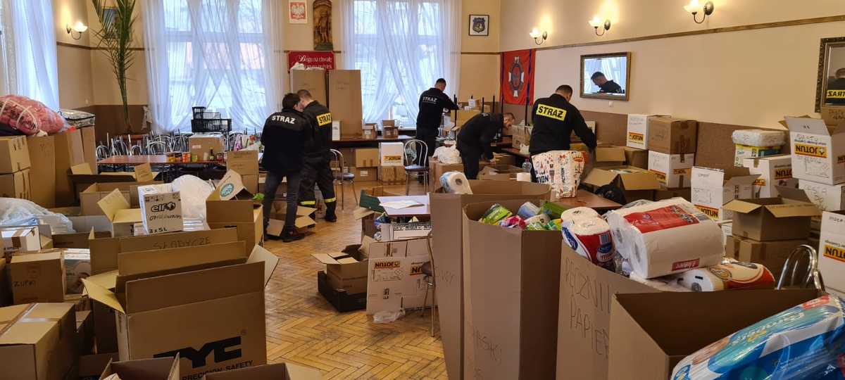 Mieszkańcy gminy Andrychów pomagają Ukrainie