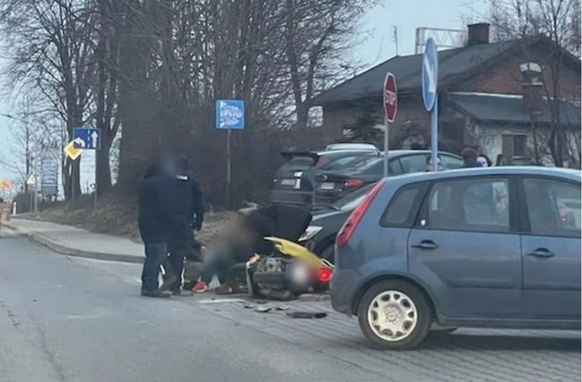W dwóch wypadkach z udziałem motocyklistów zawinili kierowcy samochodów osobowych