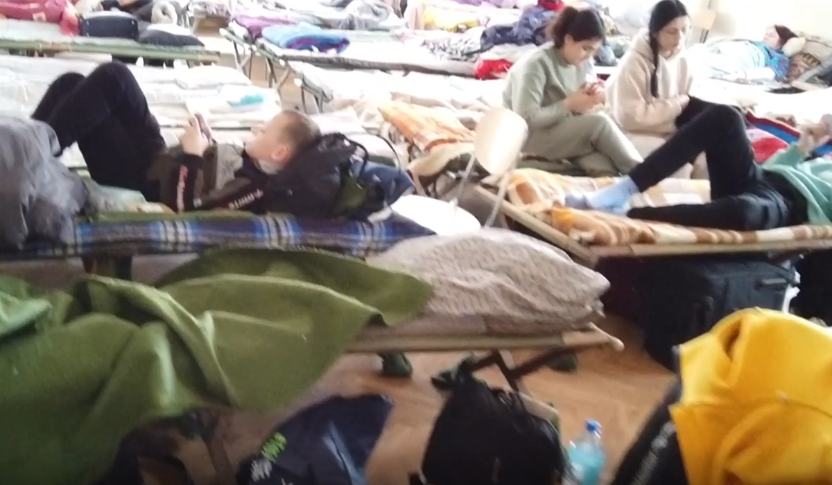 Uchodźcy z Ukrainy znaleźli schronienie w remizie OSP