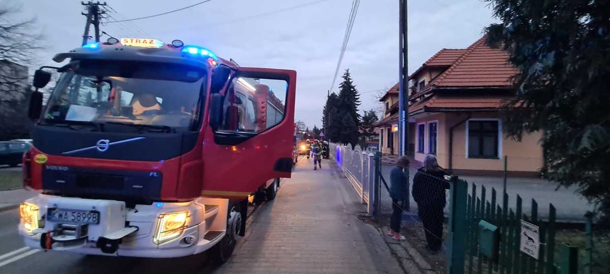 Dwie interwencje strażaków z Andrychowa w tym samym czasie